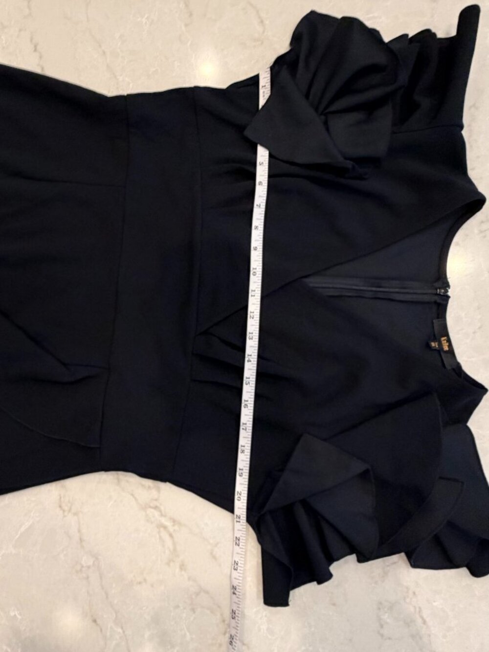 Knitee Black Cocktail Dress - Picture 5 of 14